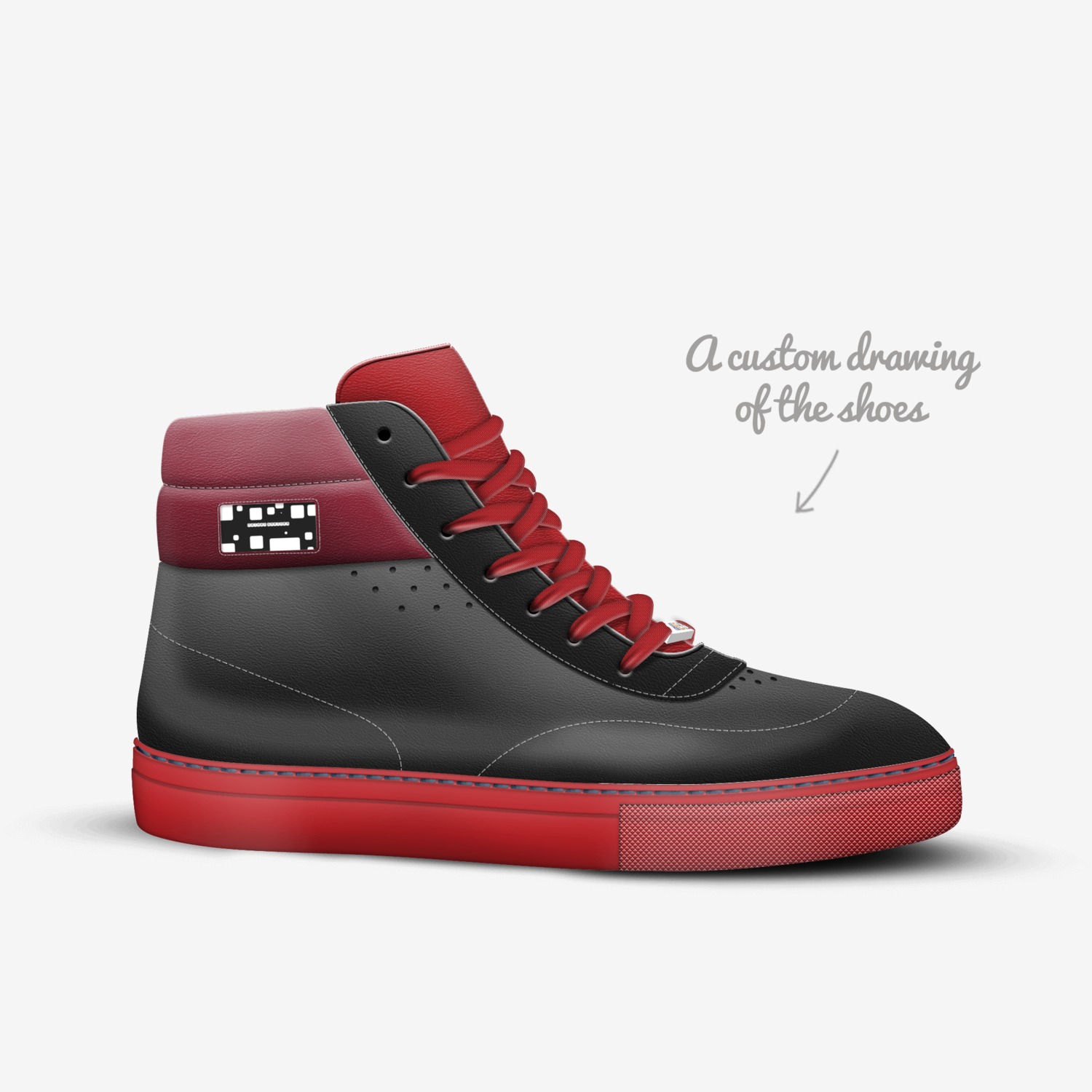 Nathna custom made in Italy shoes by Nathan Greiner | Sketch view