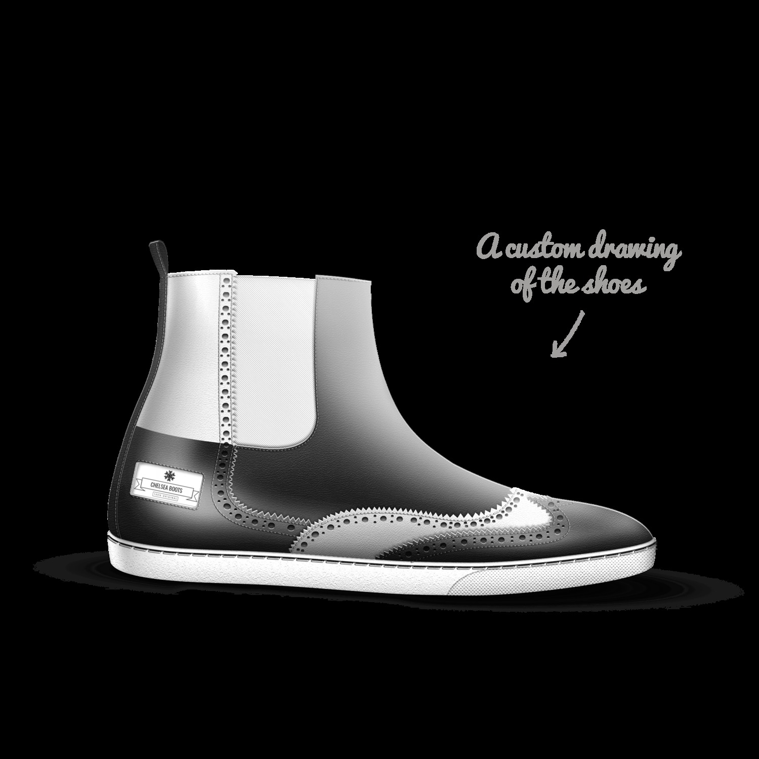 Custom chelsea boots best sale