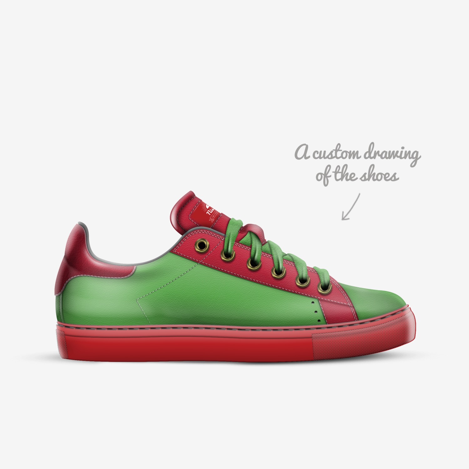 Nisbets custom made in Italy shoes by Stephen Nisbet | Sketch view