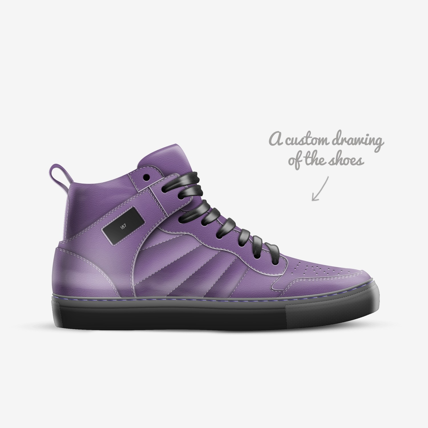 187  custom made in Italy shoes by Jayyfromthe187productions | Sketch view