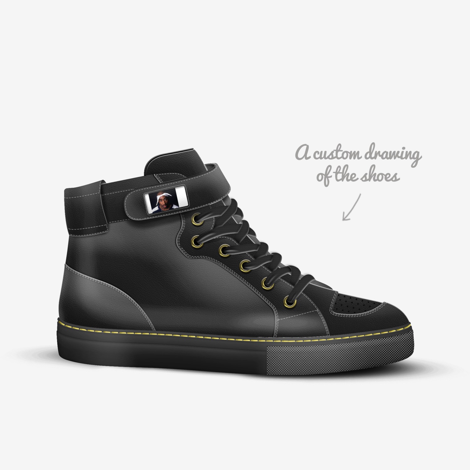 the don custom made in Italy shoes by  | Sketch view