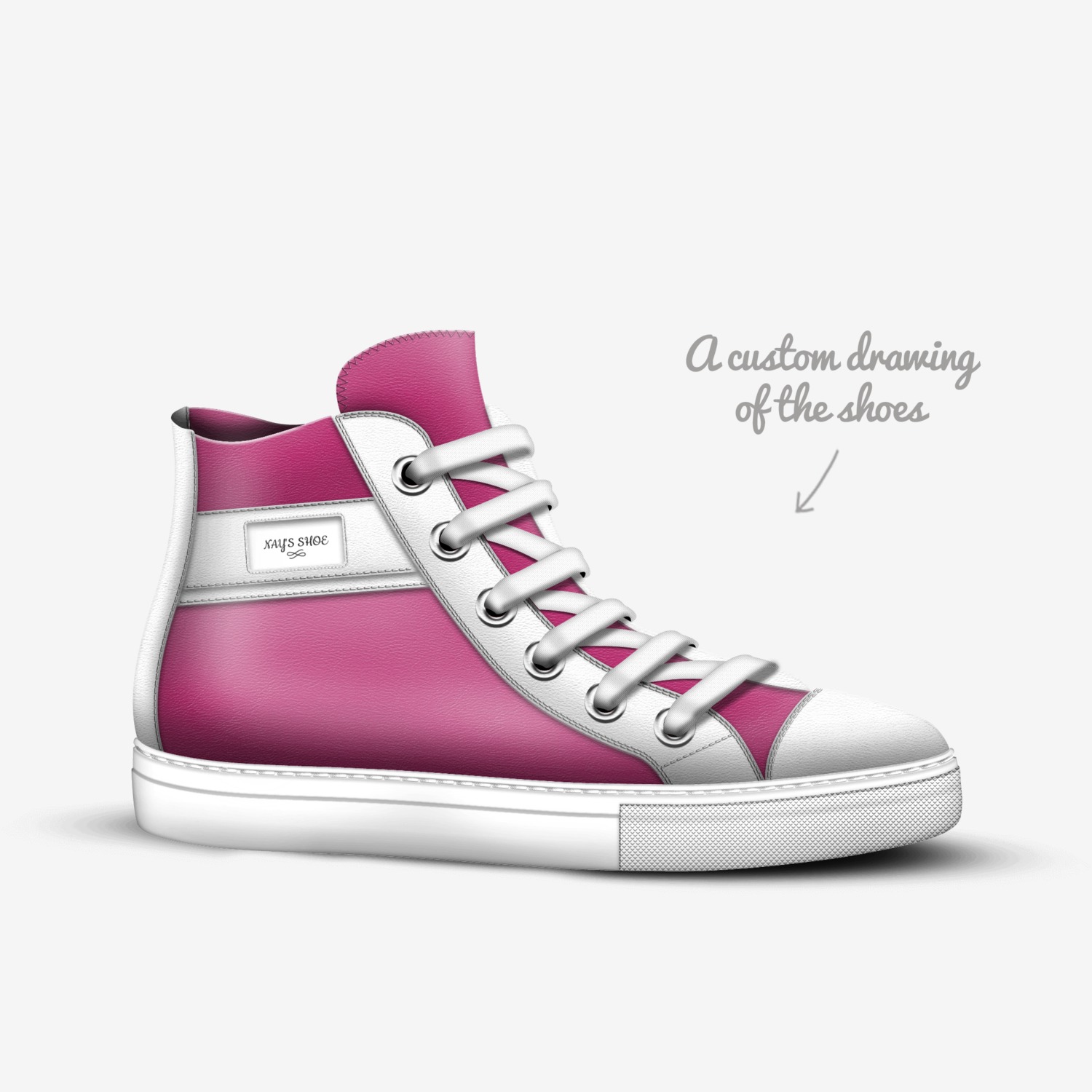 NAY'S SHOE custom made in Italy shoes by Nevaeh Amia Robinson | Sketch view