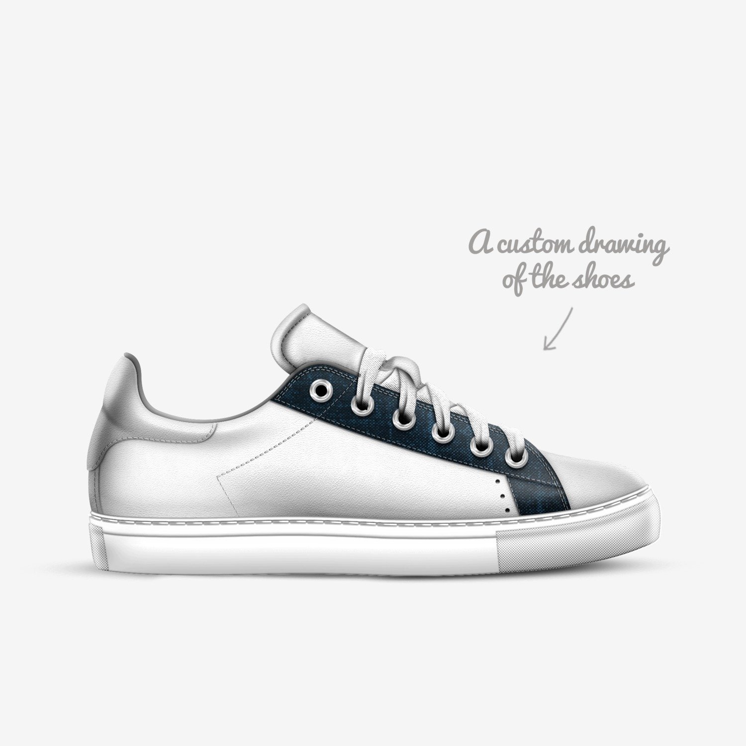 DSDSDSDS custom made in Italy shoes by Michela Luna Parkle | Sketch view