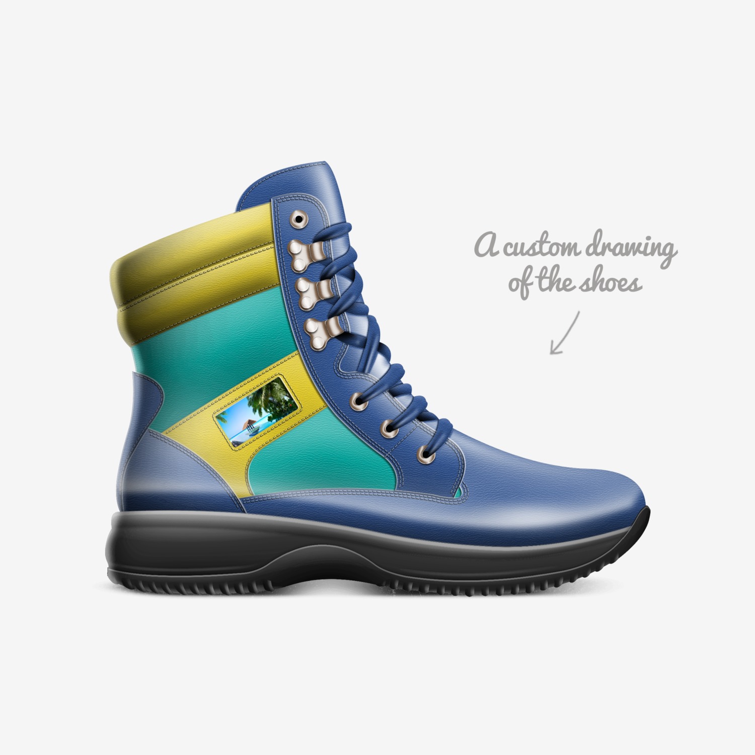 E3's custom made in Italy shoes by Emmanuel | Sketch view