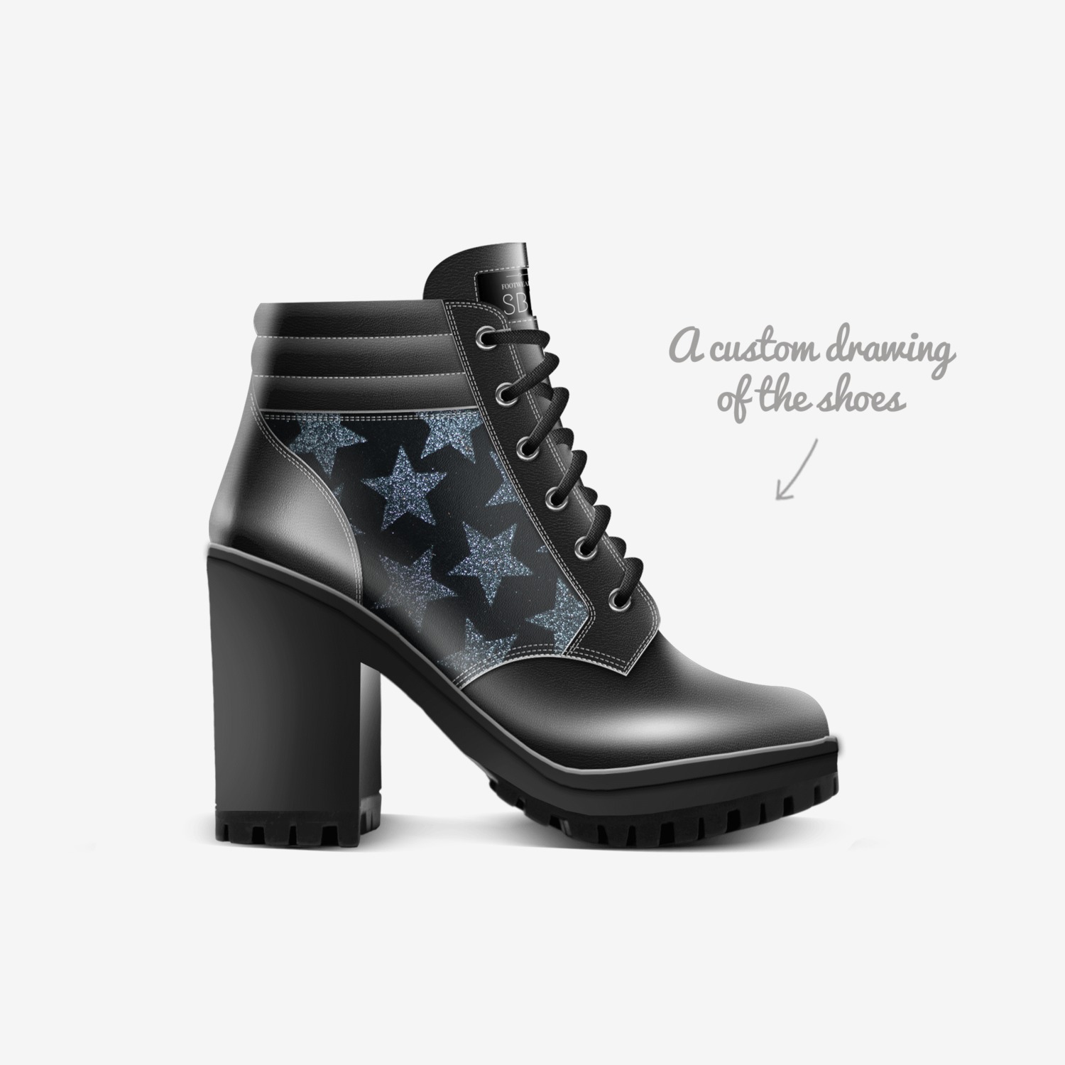 SBN FOOTWEAR custom made in Italy shoes by Style By Nicky | Sketch view