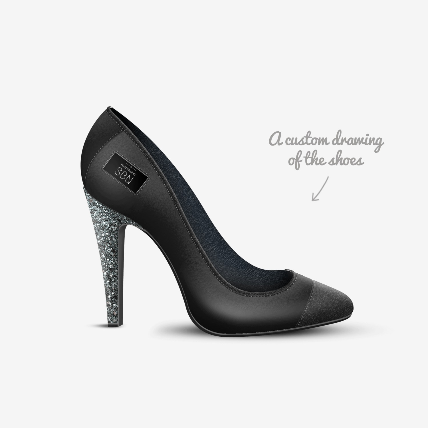 SBN FOOTWEAR custom made in Italy shoes by Style By Nicky | Sketch view
