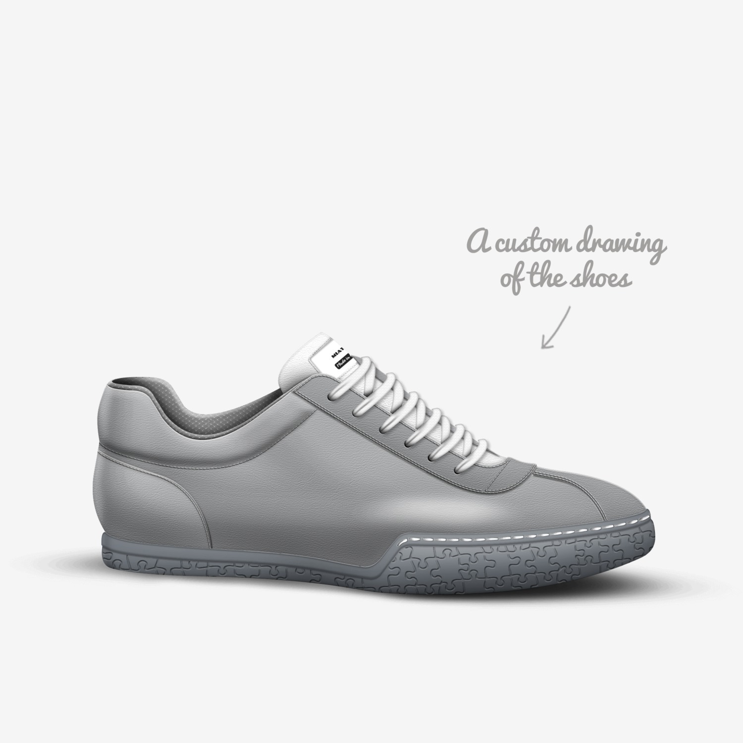 MIATY custom made in Italy shoes by Michael Kees | Sketch view