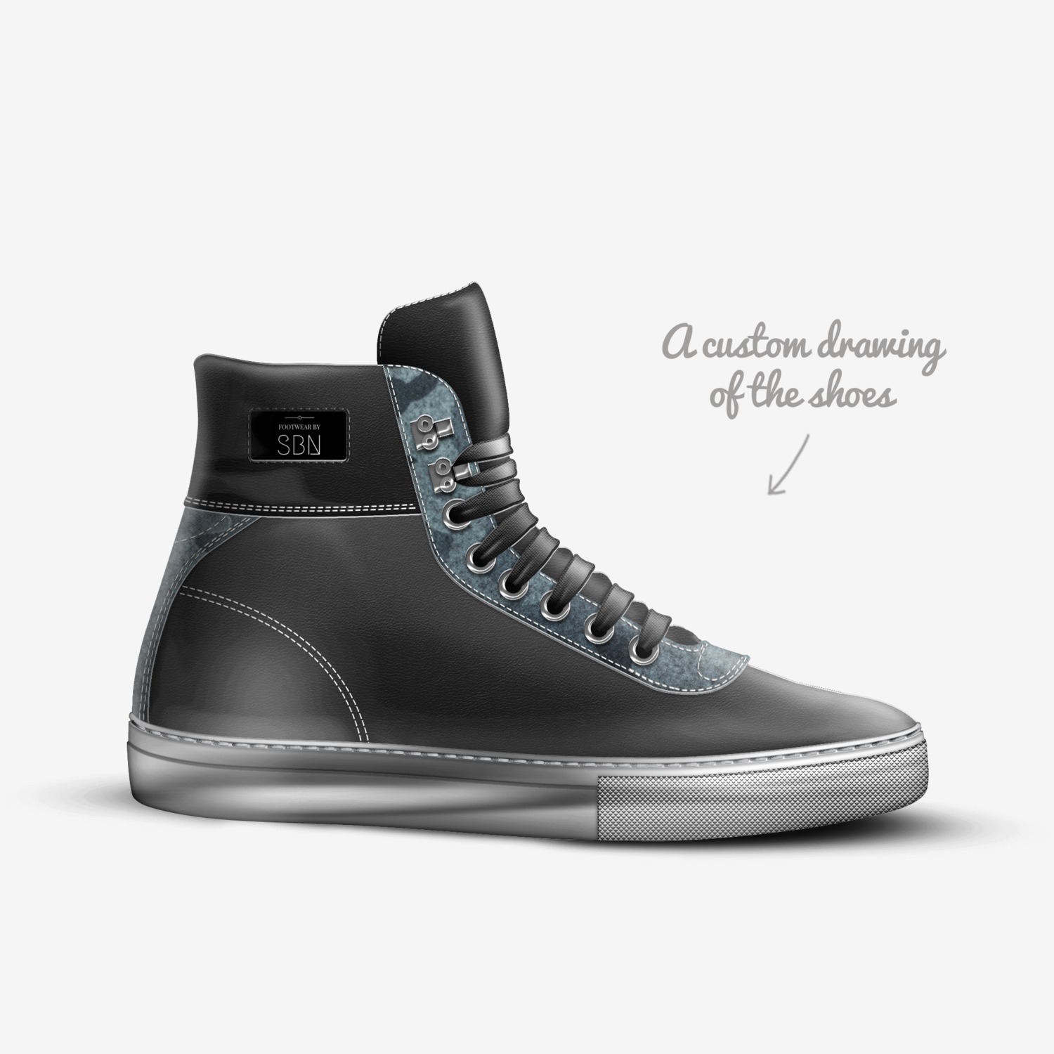 SBN FOOTWEAR custom made in Italy shoes by Style By Nicky | Sketch view