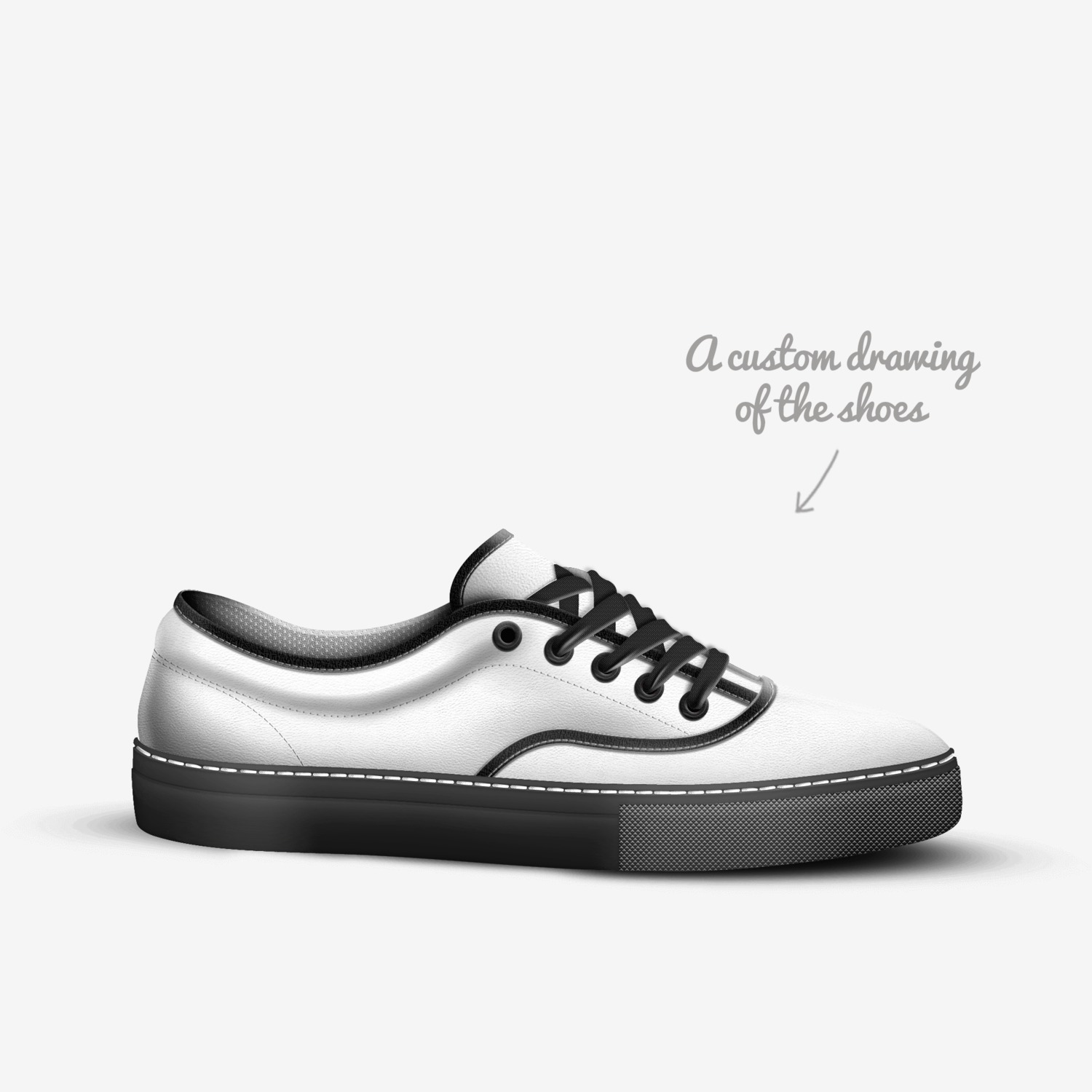 MyShoes custom made in Italy shoes by Anthony Trevino | Sketch view