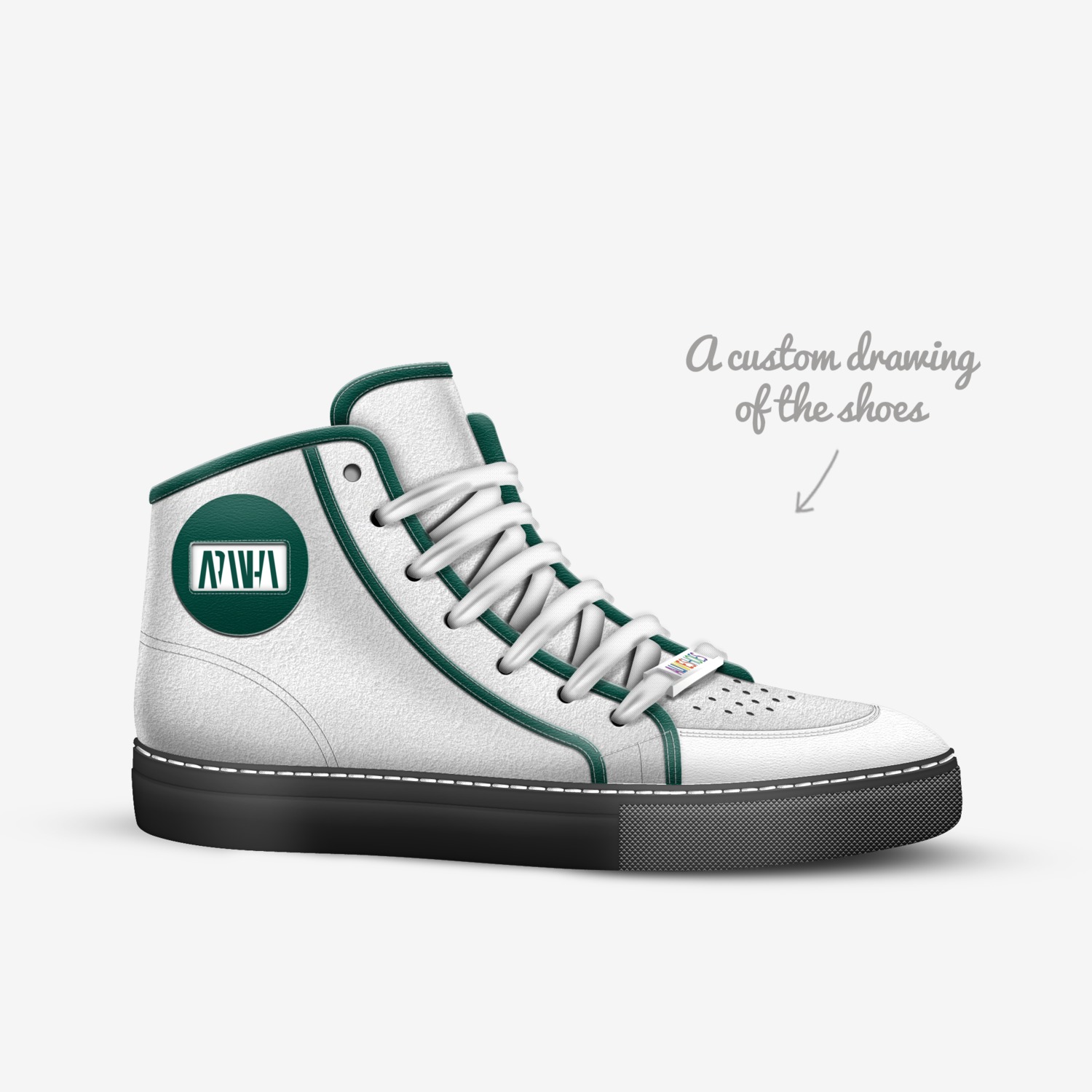 Aranha custom made in Italy shoes by Tony Aranha | Sketch view