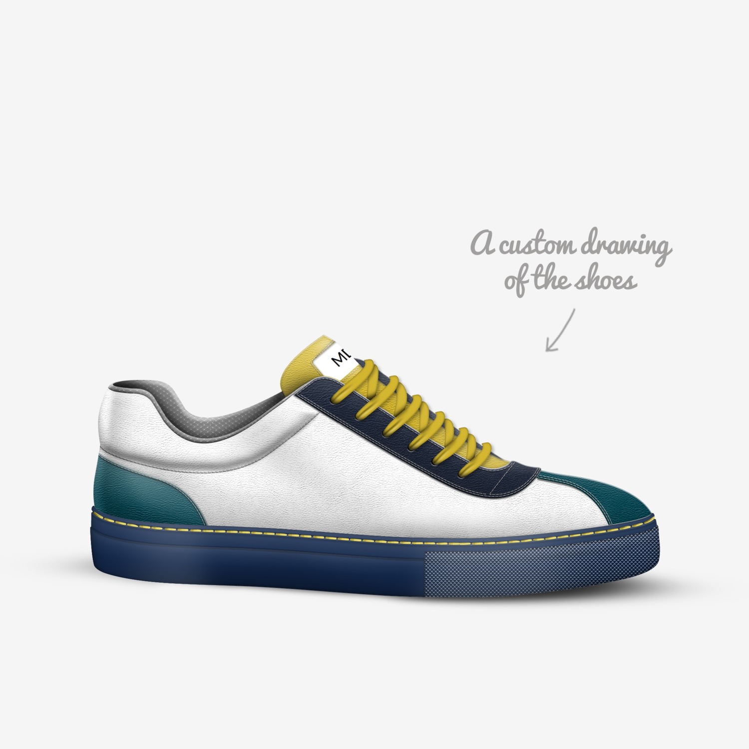 Mass custom made in Italy shoes by Maximilien Depont | Sketch view
