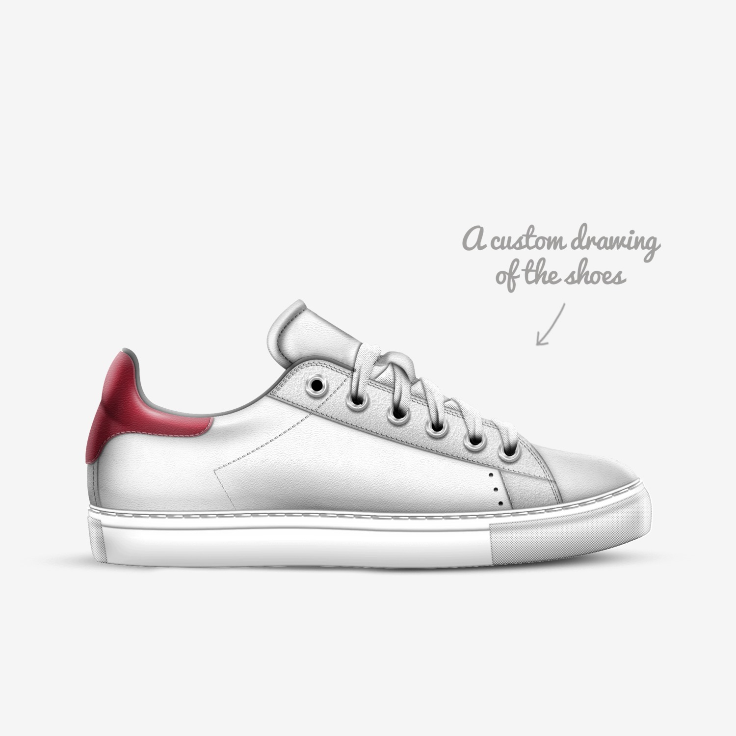 BRAD custom made in Italy shoes by Cheo Walcott | Sketch view