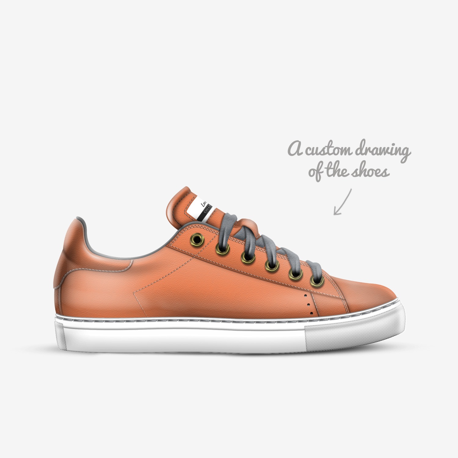 Luke's custom made in Italy shoes by Zach Turner | Sketch view