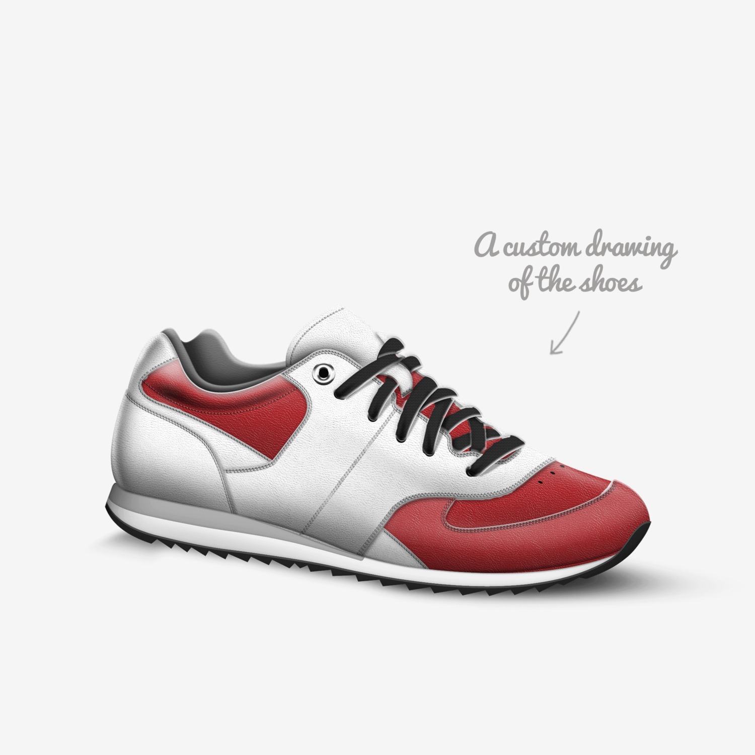 LXR custom made in Italy shoes by Kvn Elvn | Sketch view