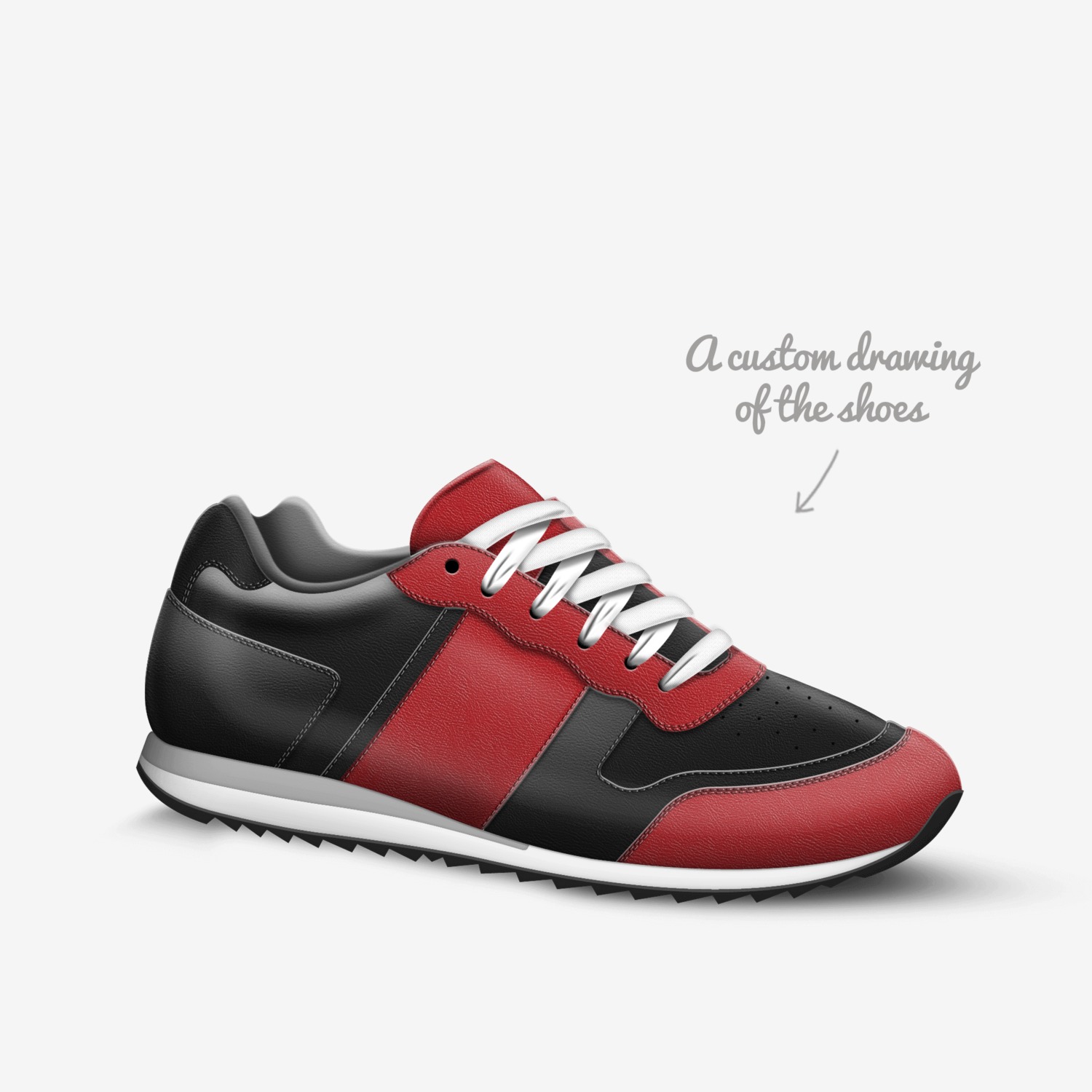 LXR custom made in Italy shoes by Kvn Elvn | Sketch view