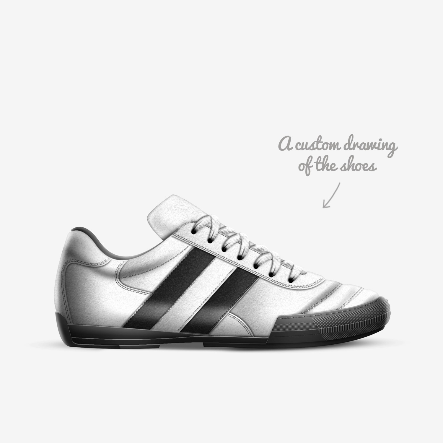ROSS YOUELL  custom made in Italy shoes by Kvn Elvn | Sketch view