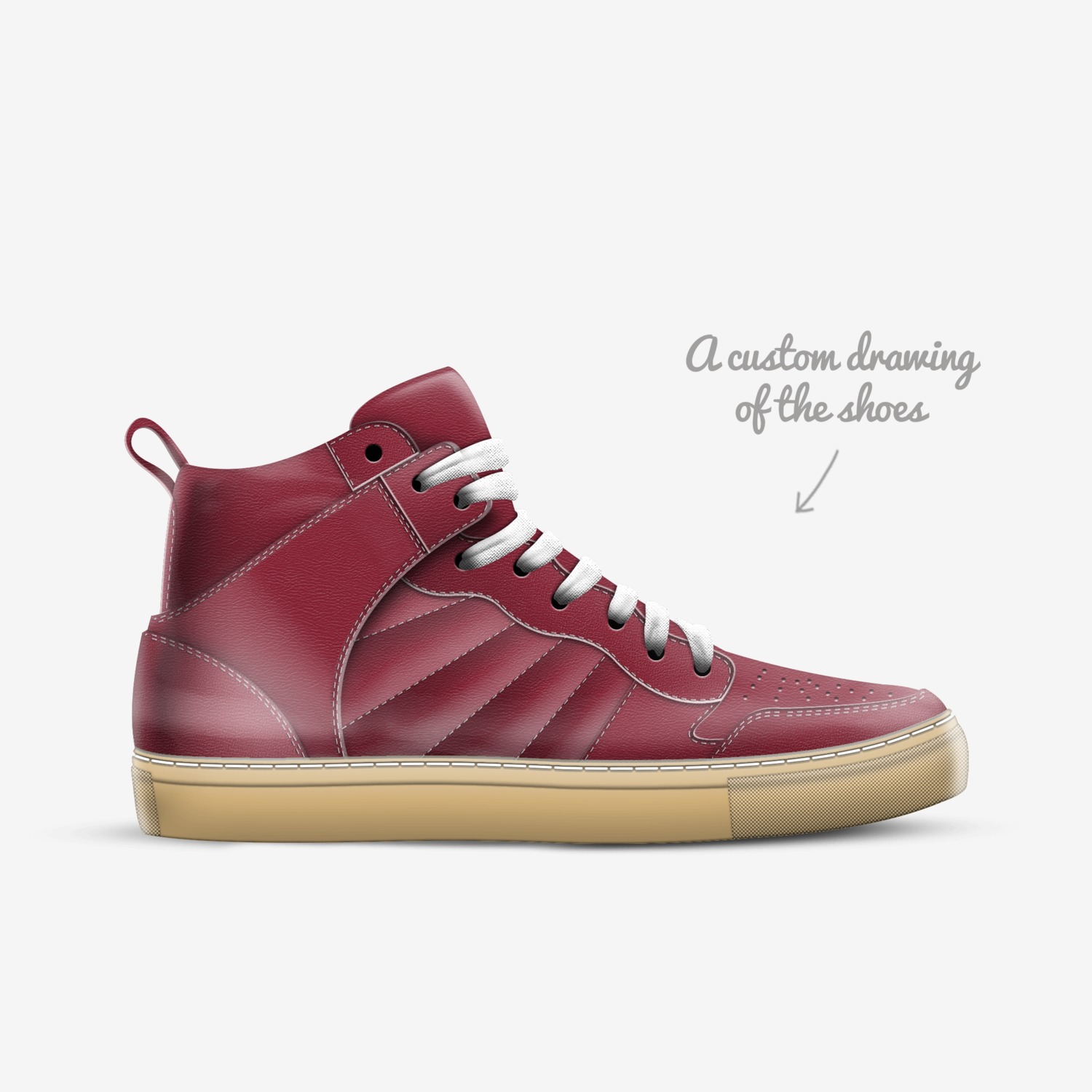 LXR custom made in Italy shoes by Kvn Elvn | Sketch view