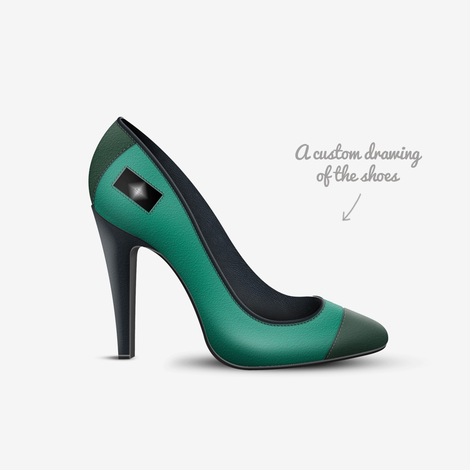 Avogre Heels custom made in Italy shoes by Mud-di: Miss Unique Designer Is | Sketch view