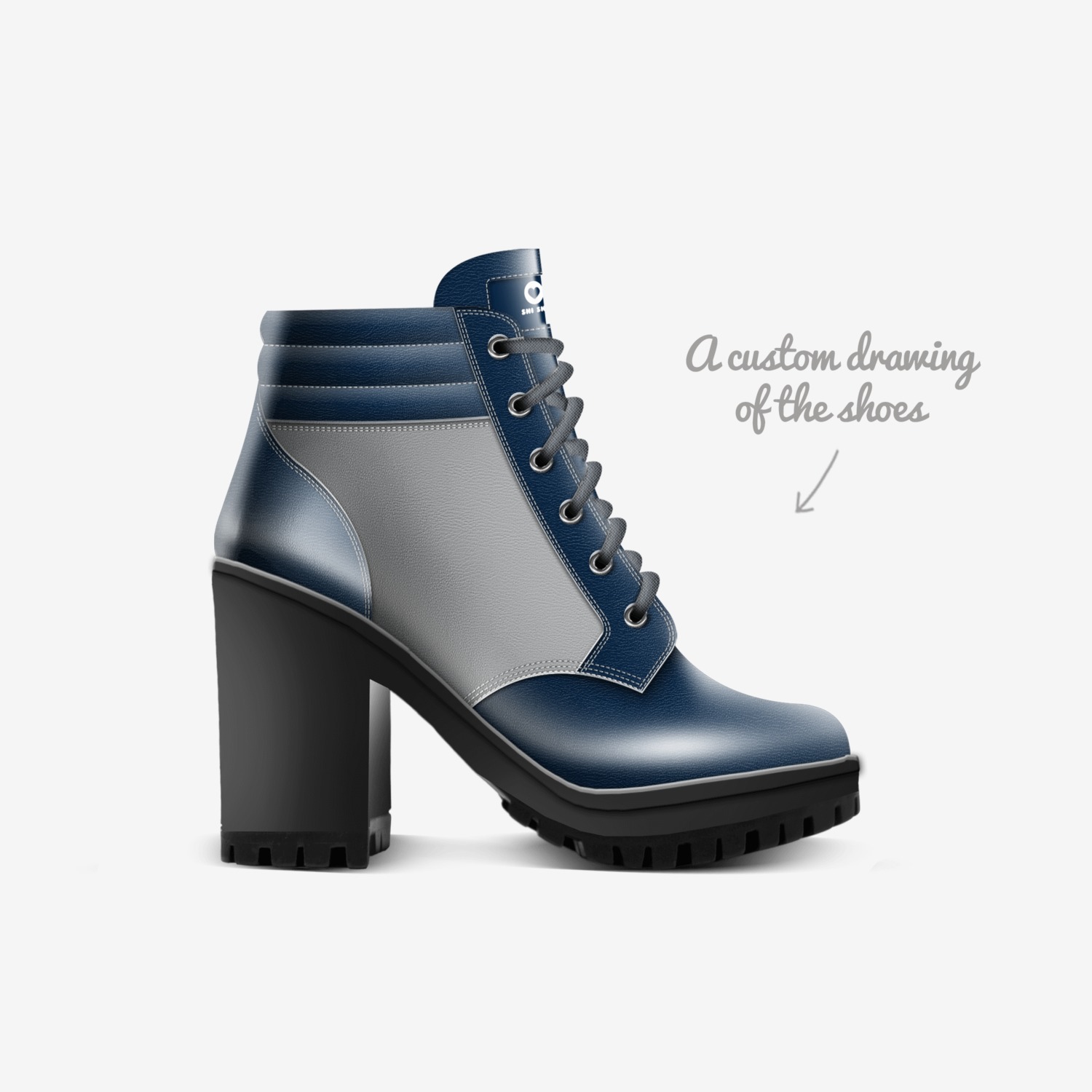 SHI SHA custom made in Italy shoes by Shi Sha | Sketch view