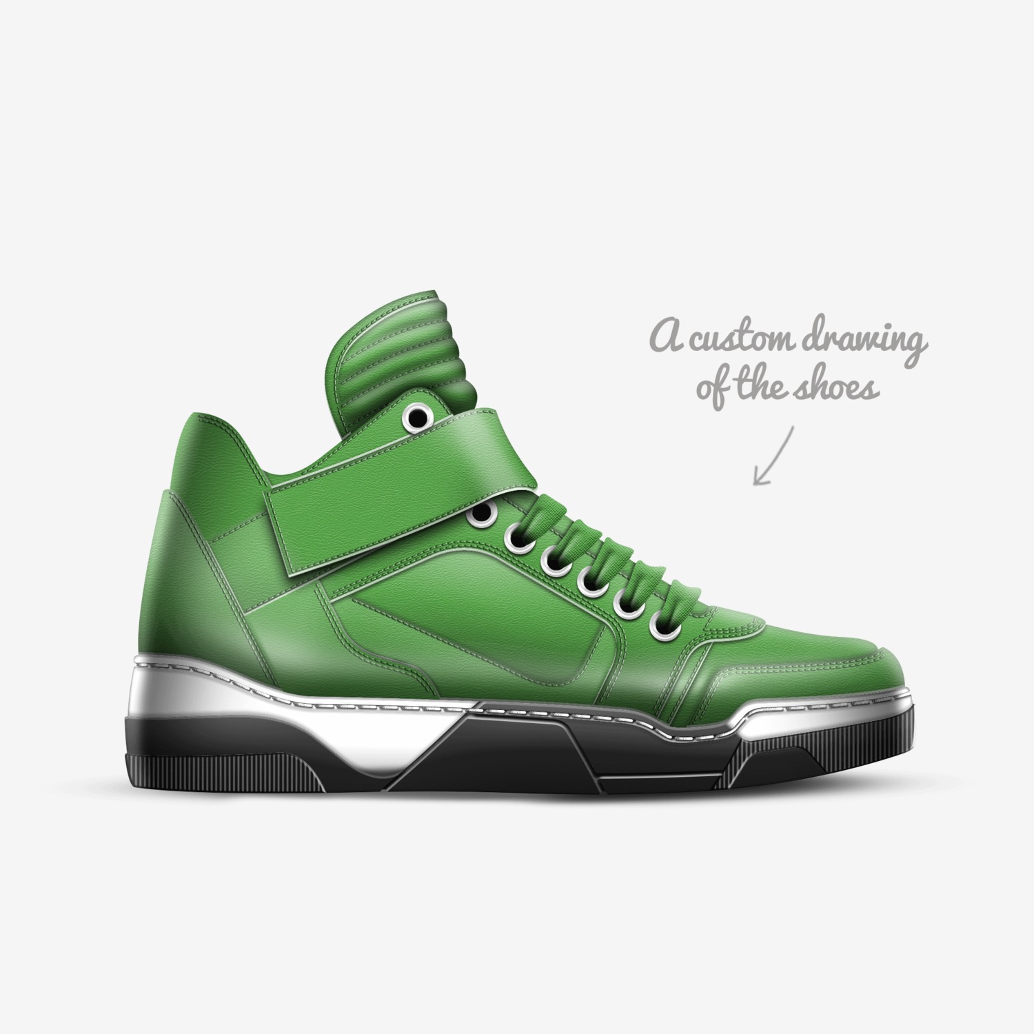 Jenex custom made in Italy shoes by Adrian Waweru | Sketch view