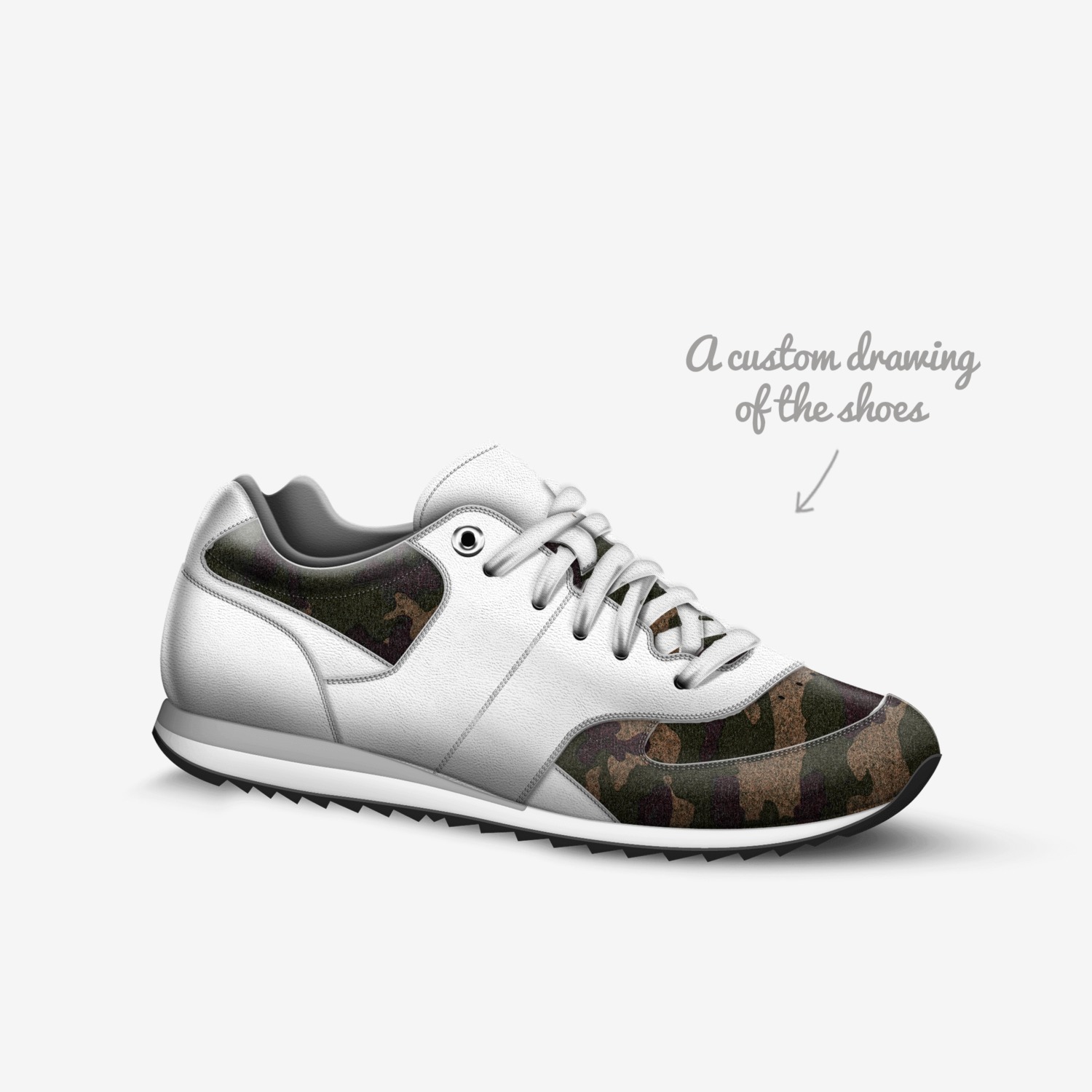 Lxr custom made in Italy shoes by Kvn Elvn | Sketch view