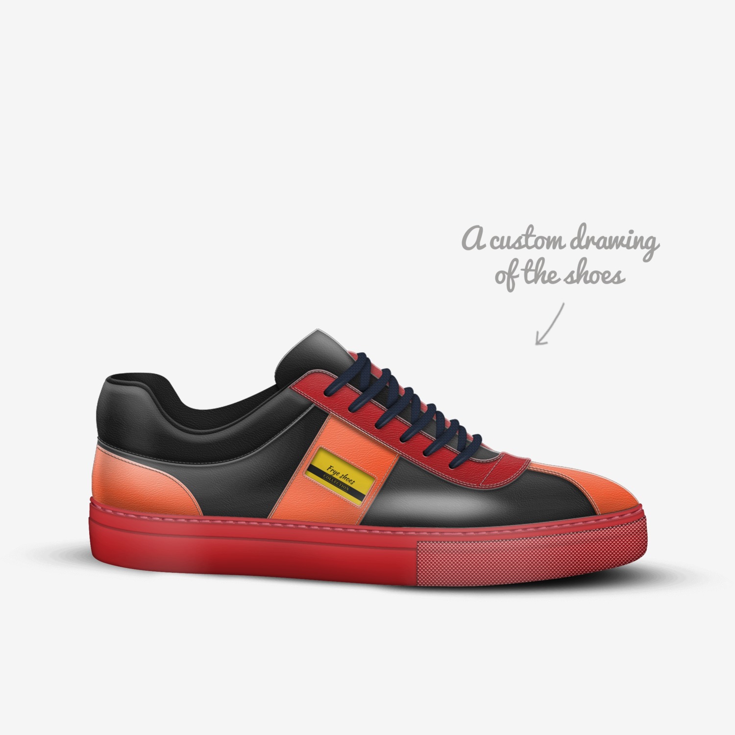 Df shoes custom made in Italy shoes by Dylan Frye | Sketch view