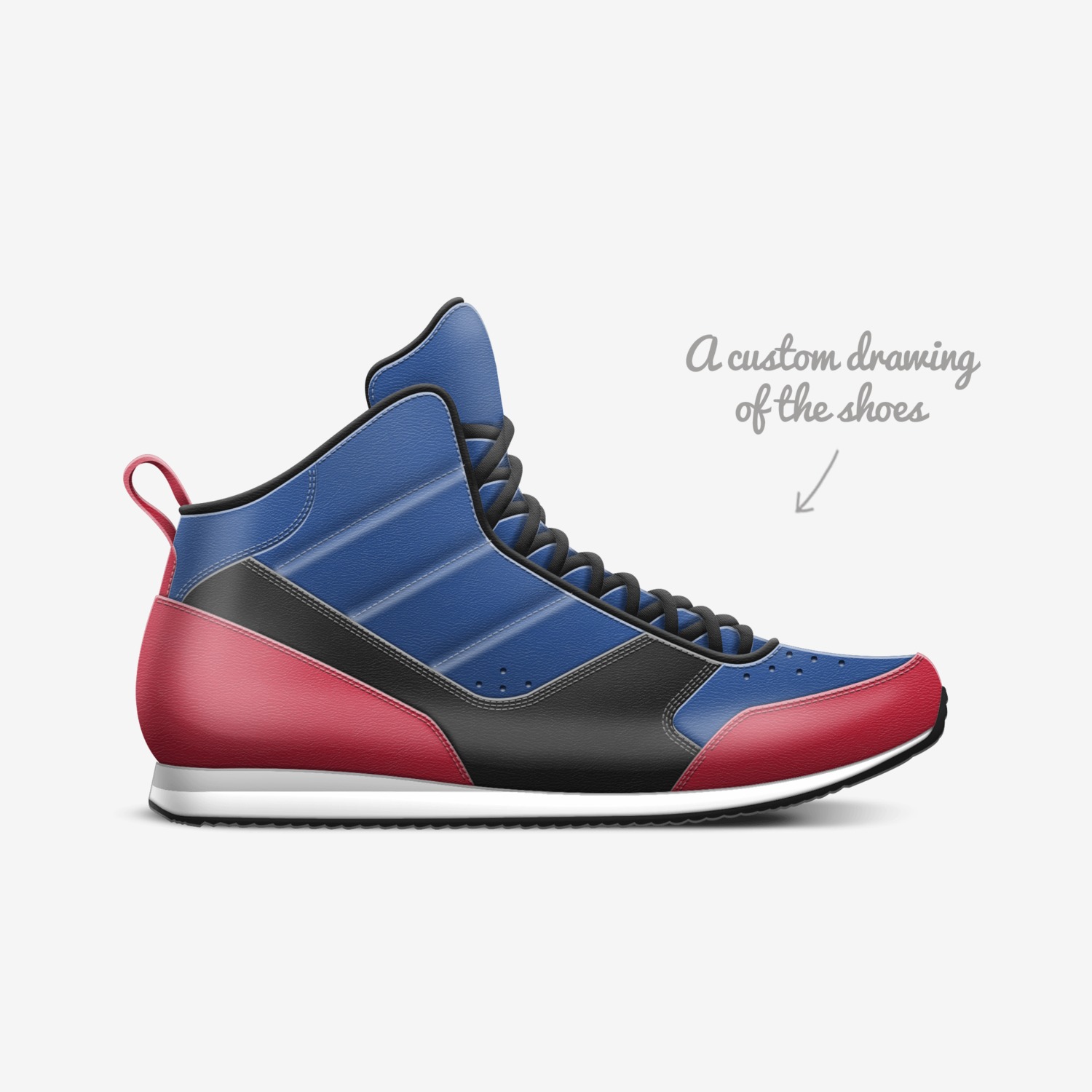 LXR custom made in Italy shoes by Kvn Elvn | Sketch view