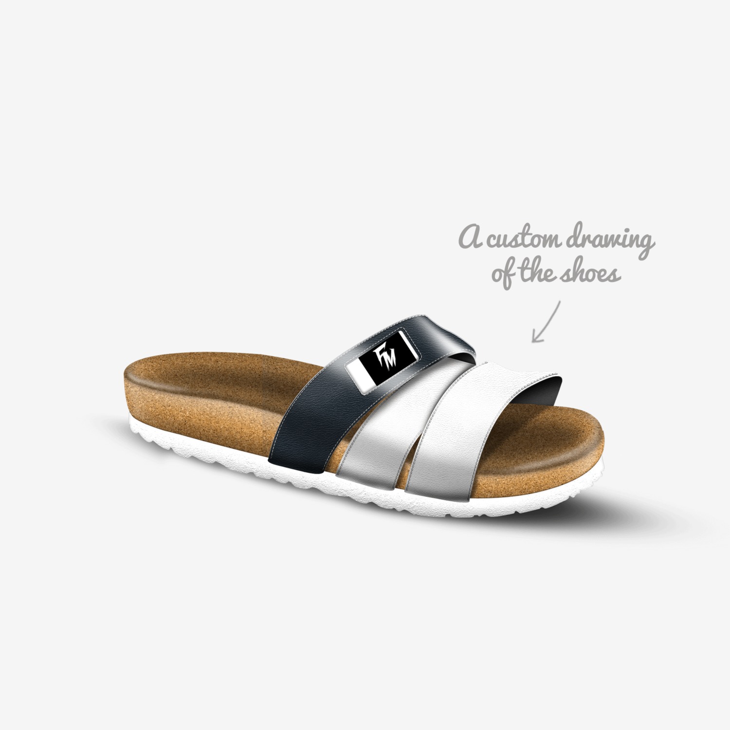 FM custom made in Italy shoes by Fm Promotion | Sketch view