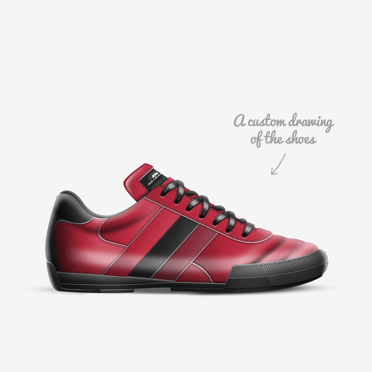 A&R Collection Wear custom made in Italy shoes by Blaze | Sketch view