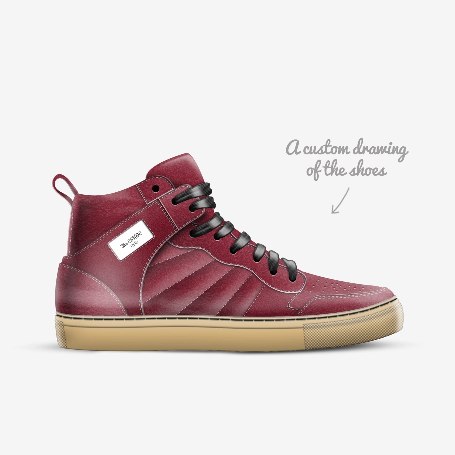 The ESHOE custom made in Italy shoes by Anton.gadson | Sketch view