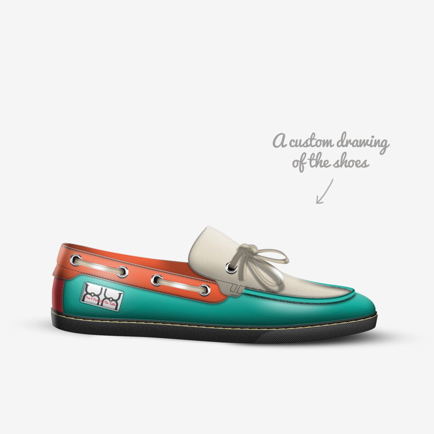 Drake Casting Co. custom made in Italy shoes by Christian Lund | Sketch view