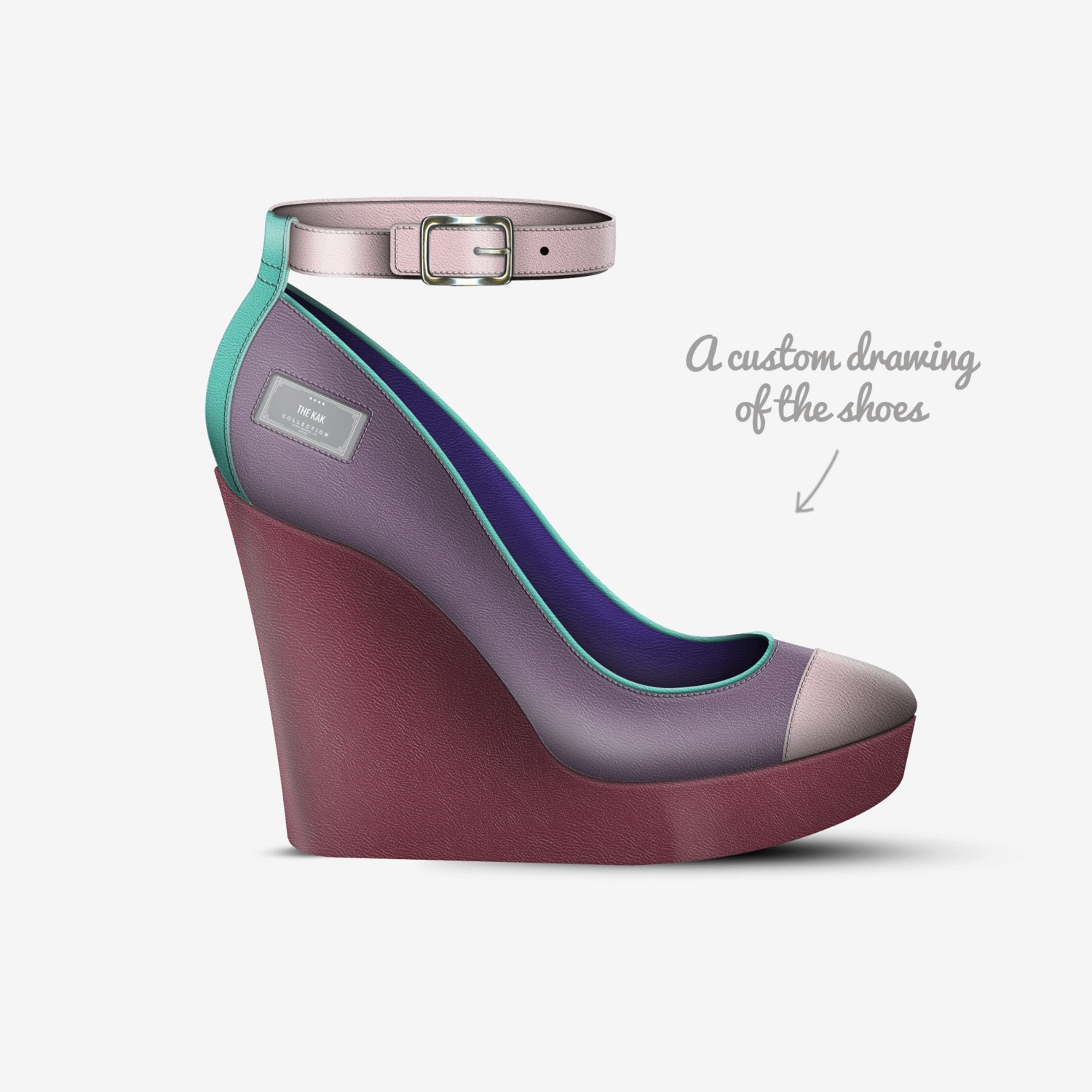 The KAK custom made in Italy shoes by Laura Nauta | Sketch view