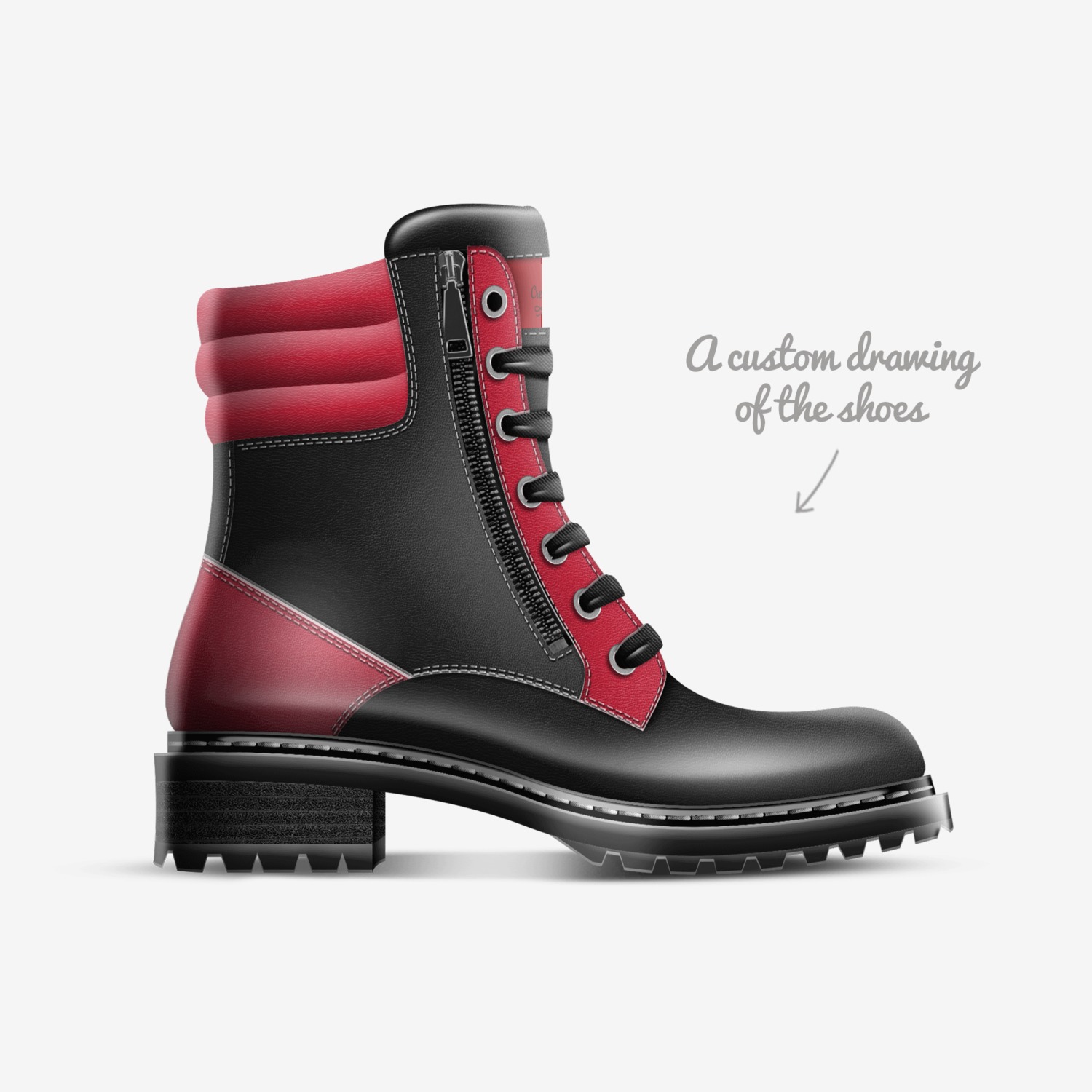 Crease custom made in Italy shoes by Quentin Adams | Sketch view