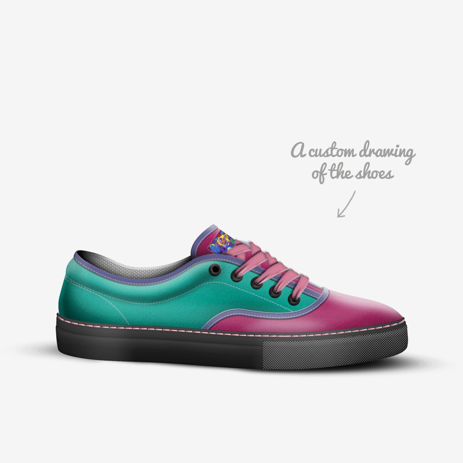 Tweee custom made in Italy shoes by Itzcoatl Y Quiroz | Sketch view