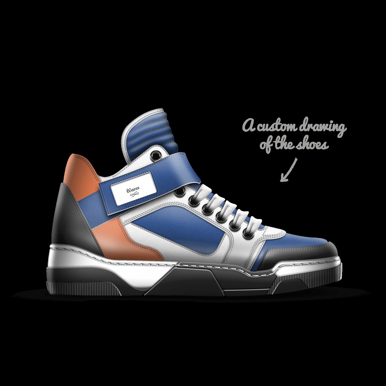 Waves A Custom Shoe concept by Jay
