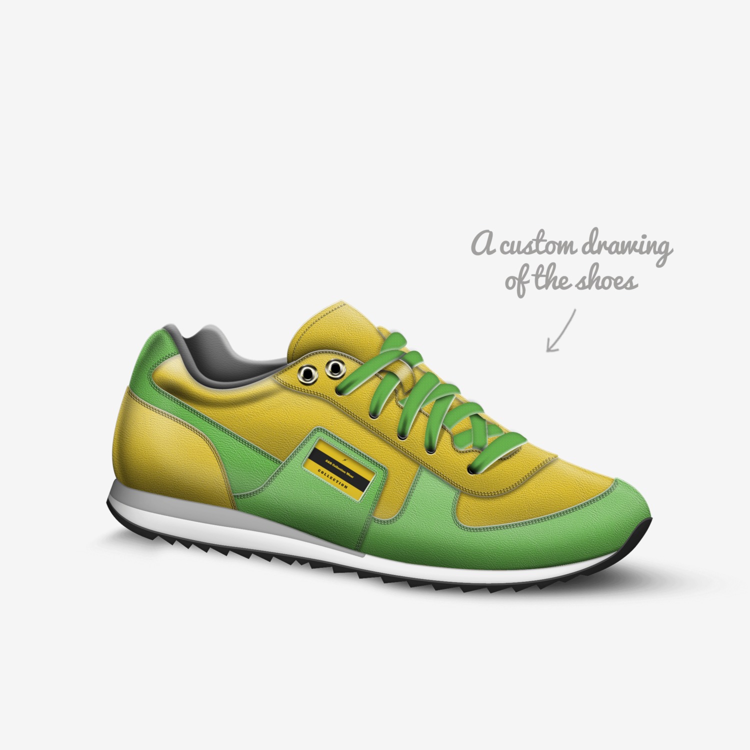 A&R Collection Wear custom made in Italy shoes by Blaze | Sketch view