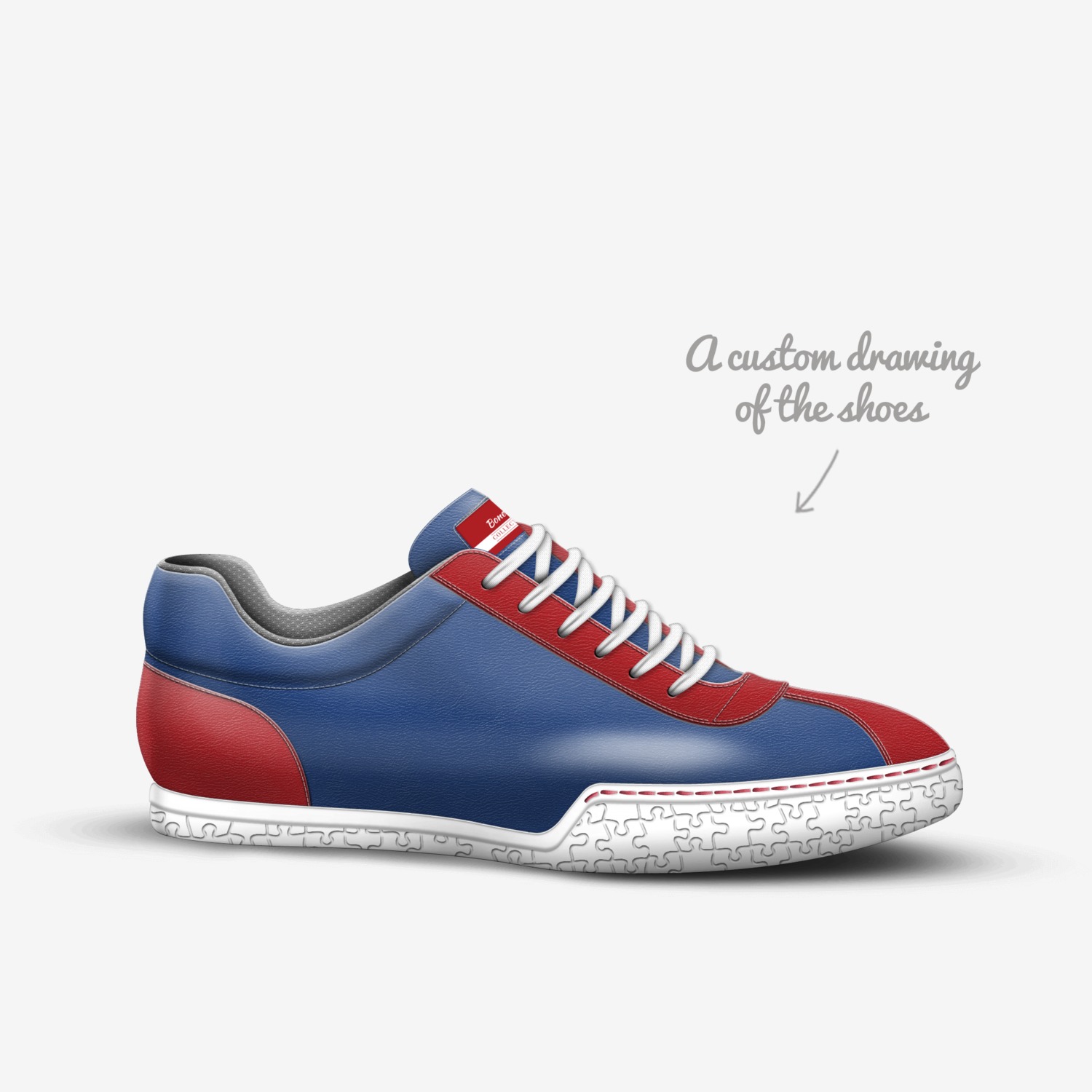 Bonetti custom made in Italy shoes by Spongebob Ball | Sketch view