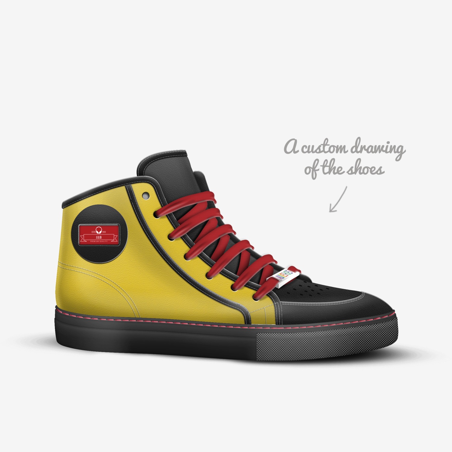 J.U.B custom made in Italy shoes by Sebastian Wojcik | Sketch view