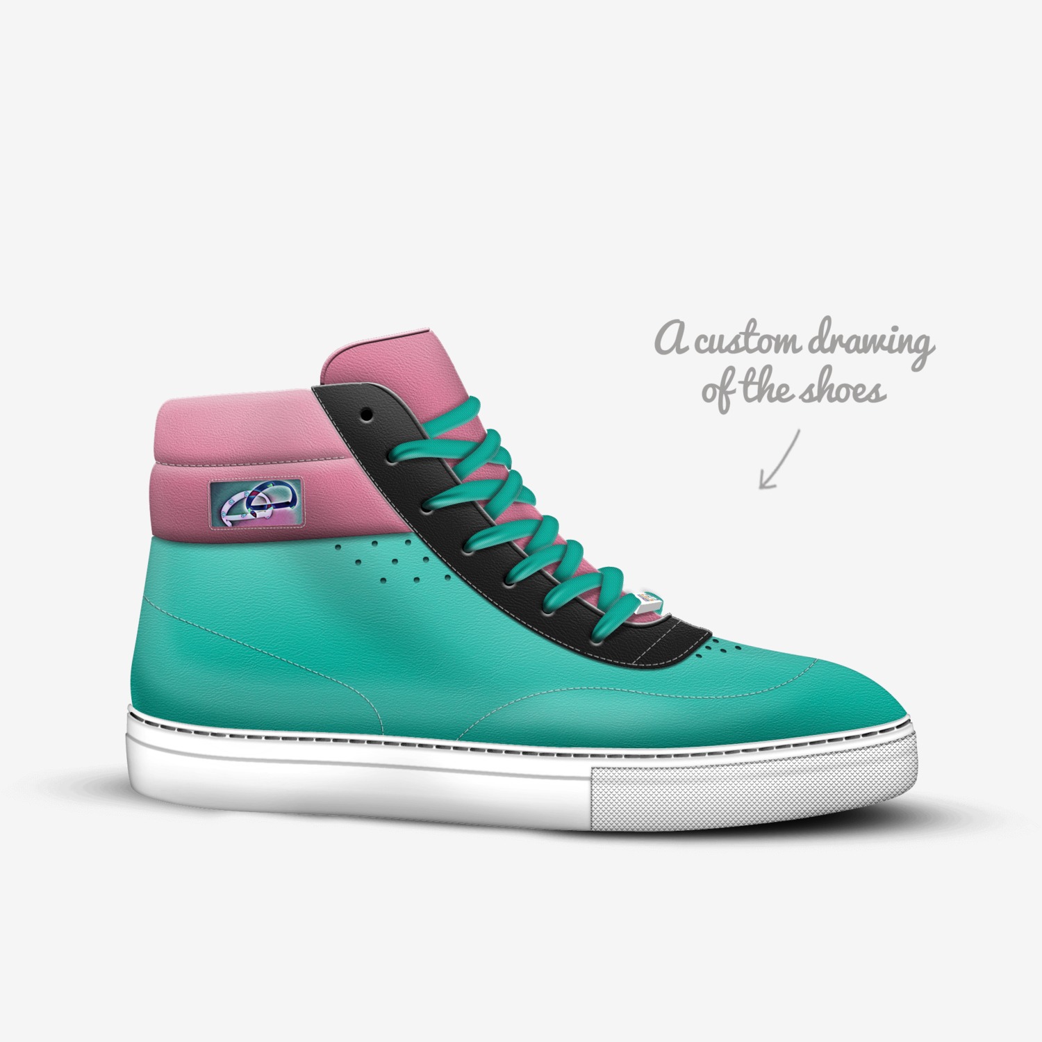 DD Diamond 1 custom made in Italy shoes by Cam Gray | Sketch view