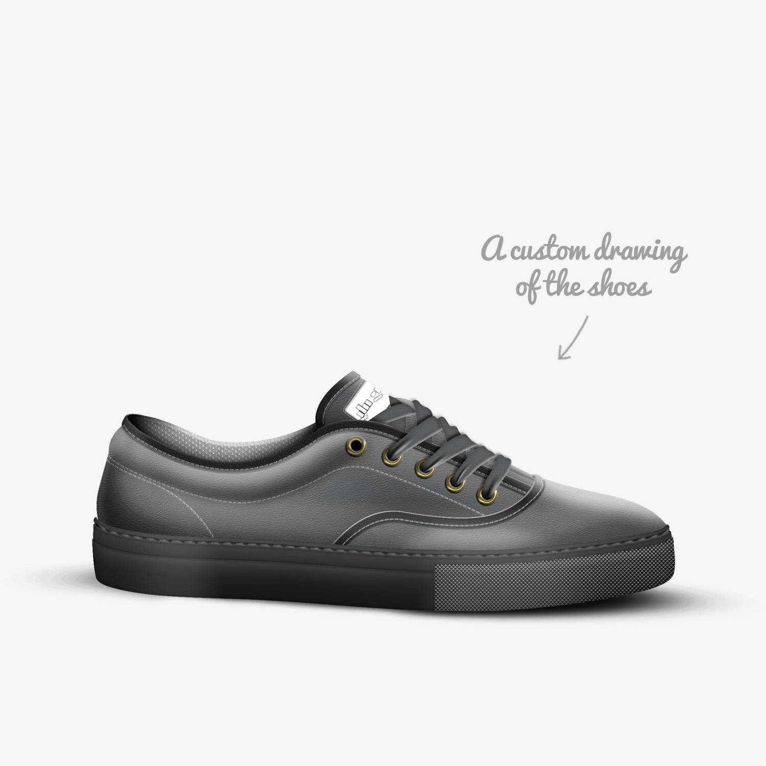 OP Shoes custom made in Italy shoes by Gregory Littlewhiteman Jr | Sketch view