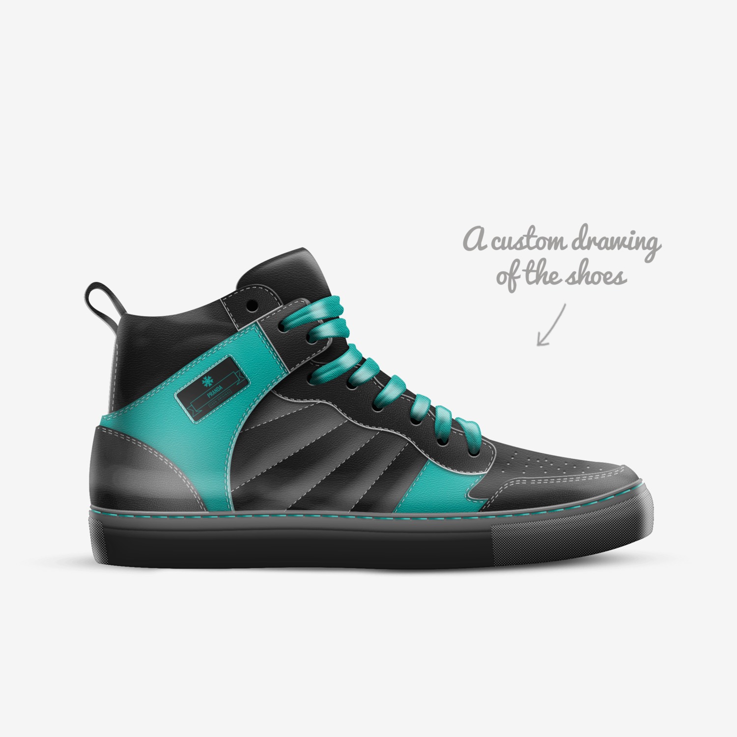Pranda custom made in Italy shoes by William Alicea-baez | Sketch view