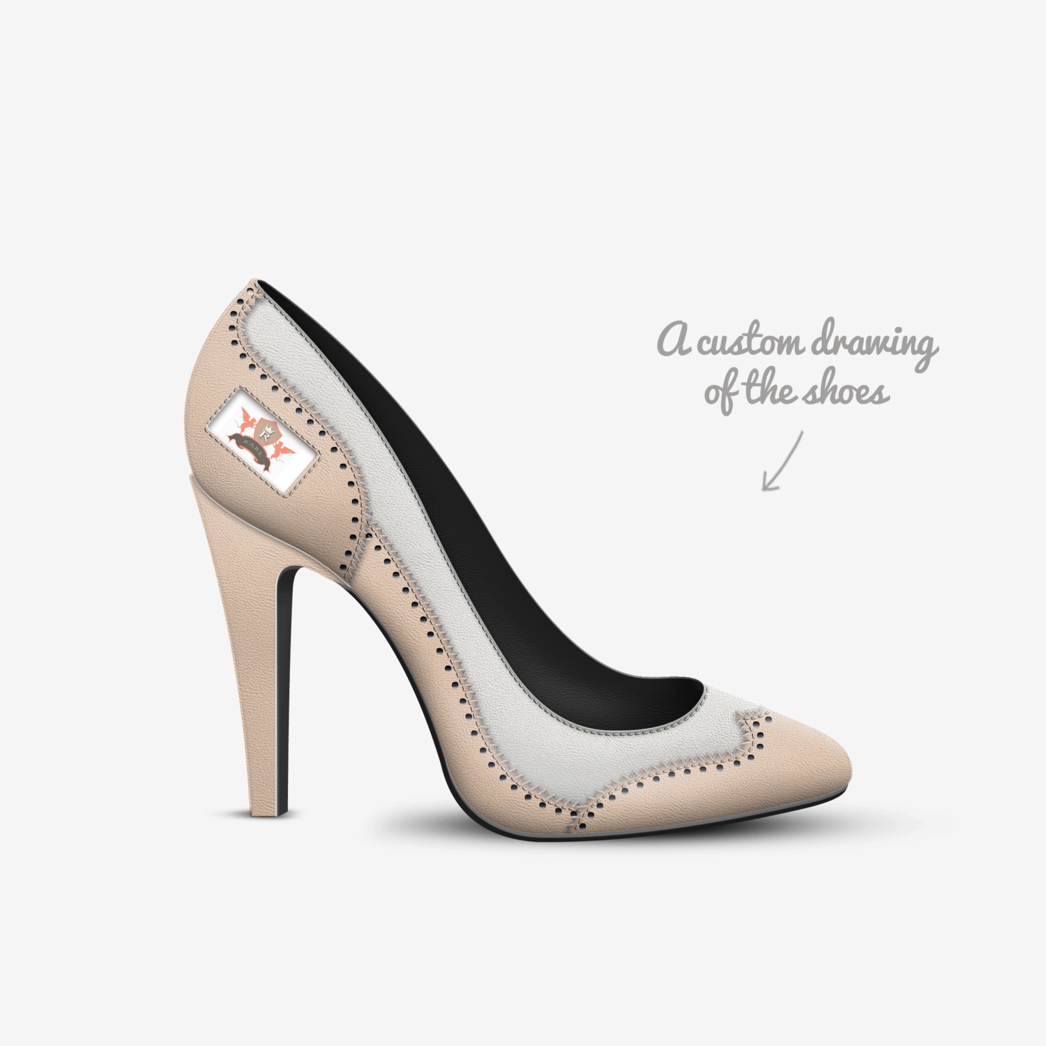 PEARLES custom made in Italy shoes by John A. Annan | Sketch view
