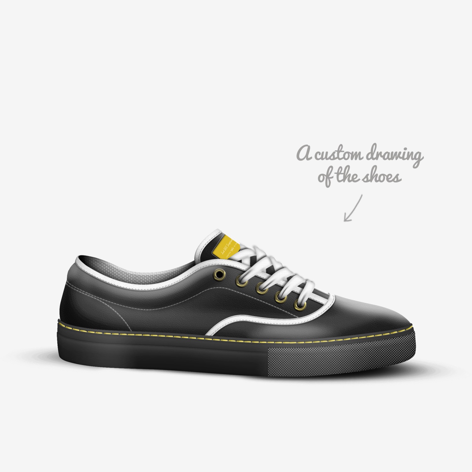 Just BEE Inspired  custom made in Italy shoes by Takisha C. Dial | Sketch view