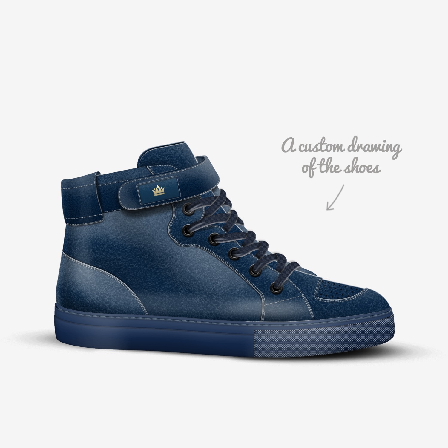 NuRenN custom made in Italy shoes by Doron Jamil | Sketch view