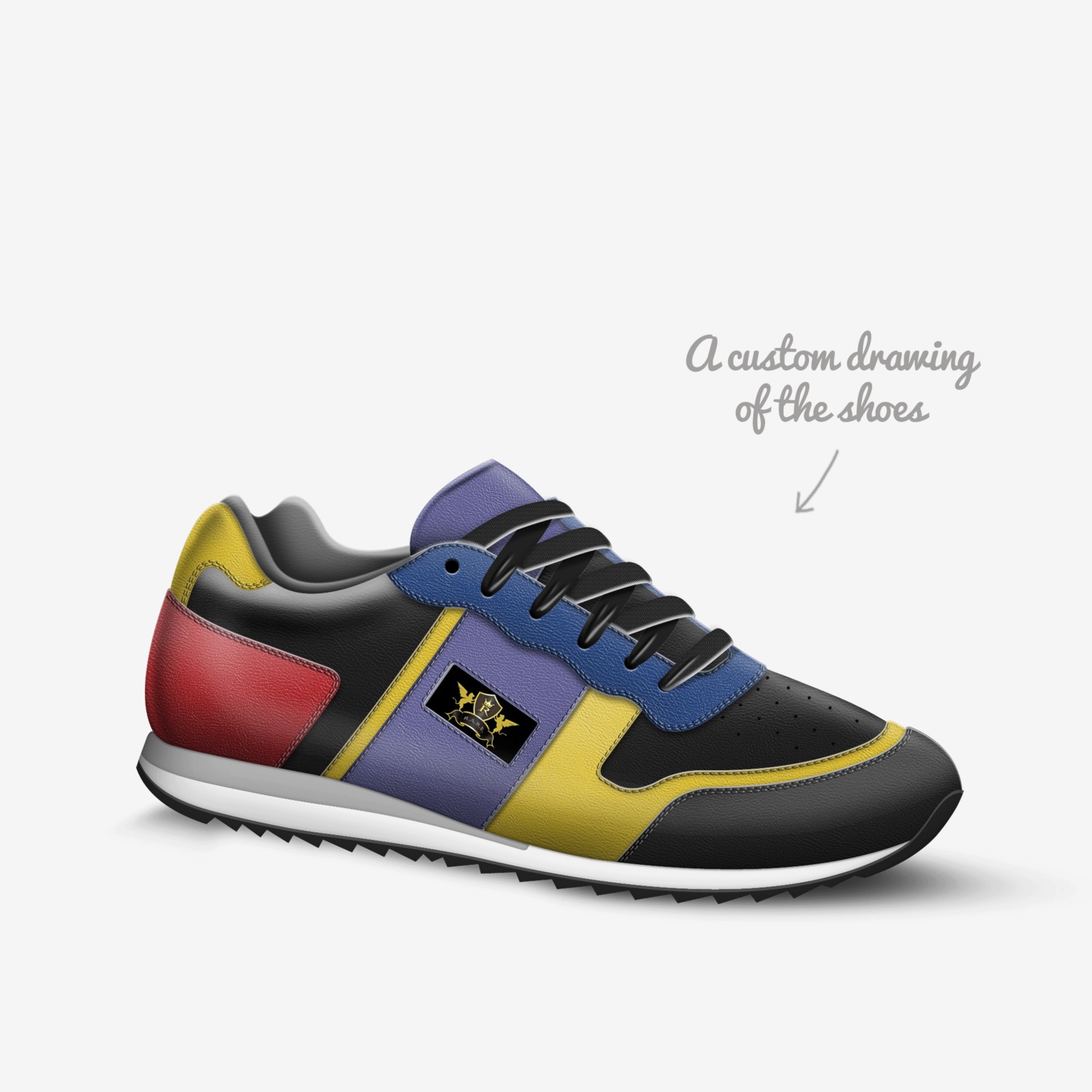 BELIEVE custom made in Italy shoes by John A. Annan | Sketch view