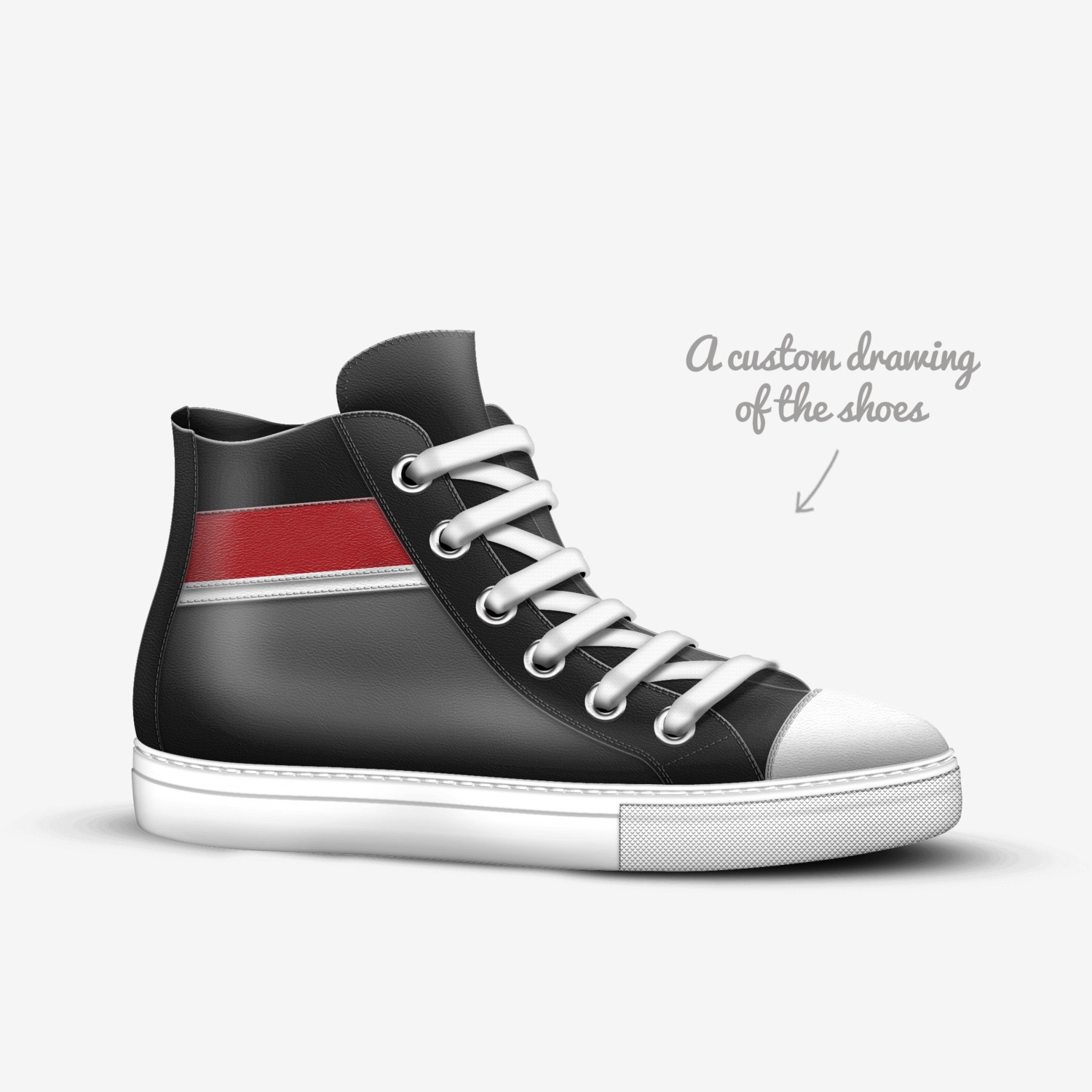 Lxr custom made in Italy shoes by Kvn Elvn | Sketch view