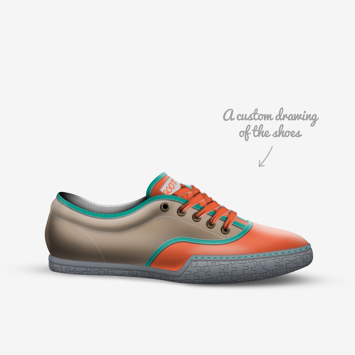 Joote custom made in Italy shoes by Bharath Sirivelu | Sketch view