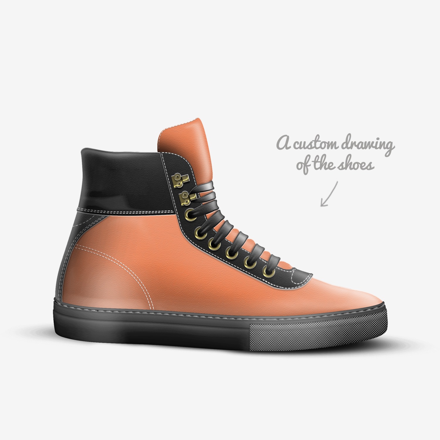VALENCIA custom made in Italy shoes by Marco Clutch | Sketch view