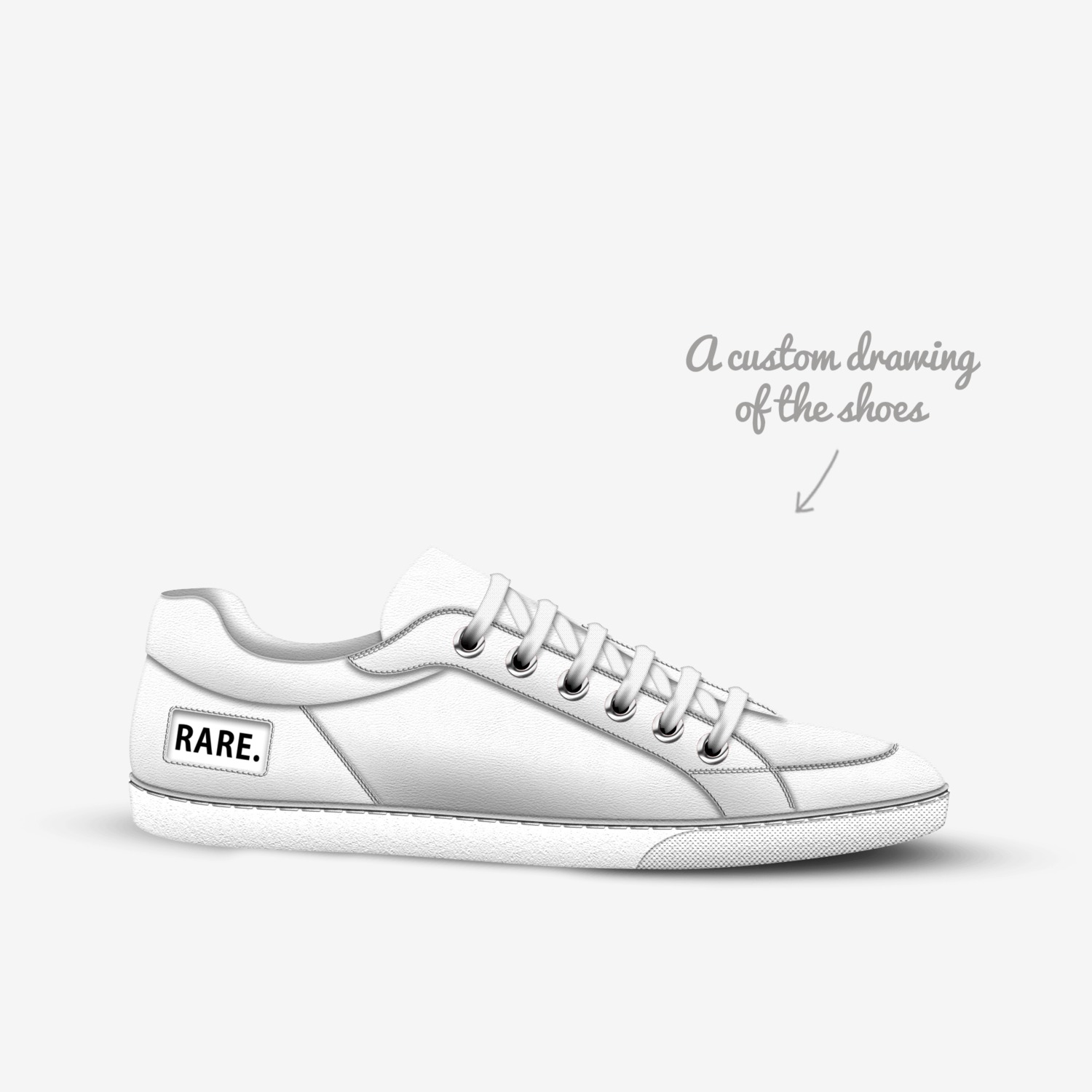 RARE. custom made in Italy shoes by Michael Morris | Sketch view