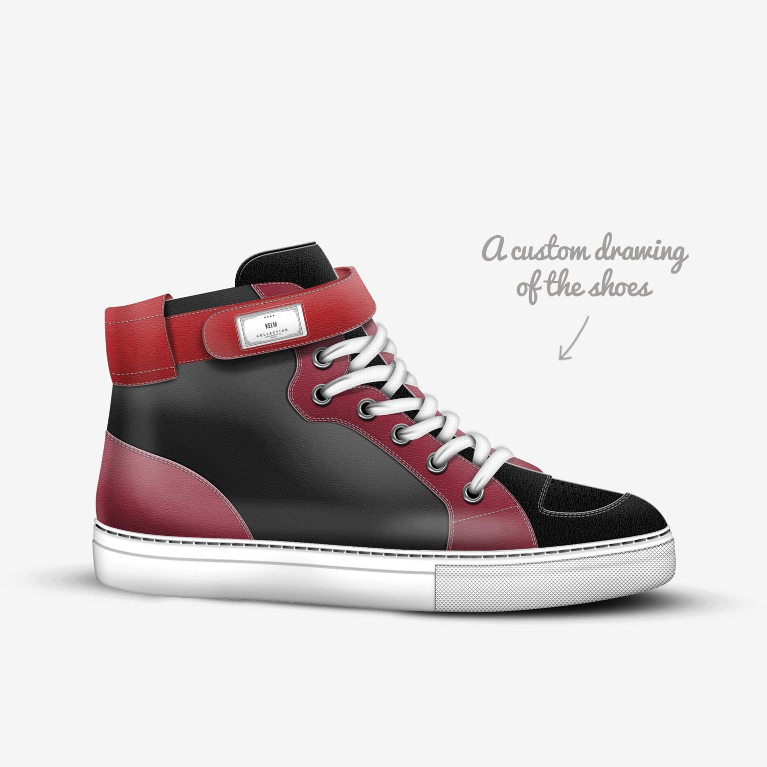 TKs Elite  custom made in Italy shoes by Tyler Kelm | Sketch view